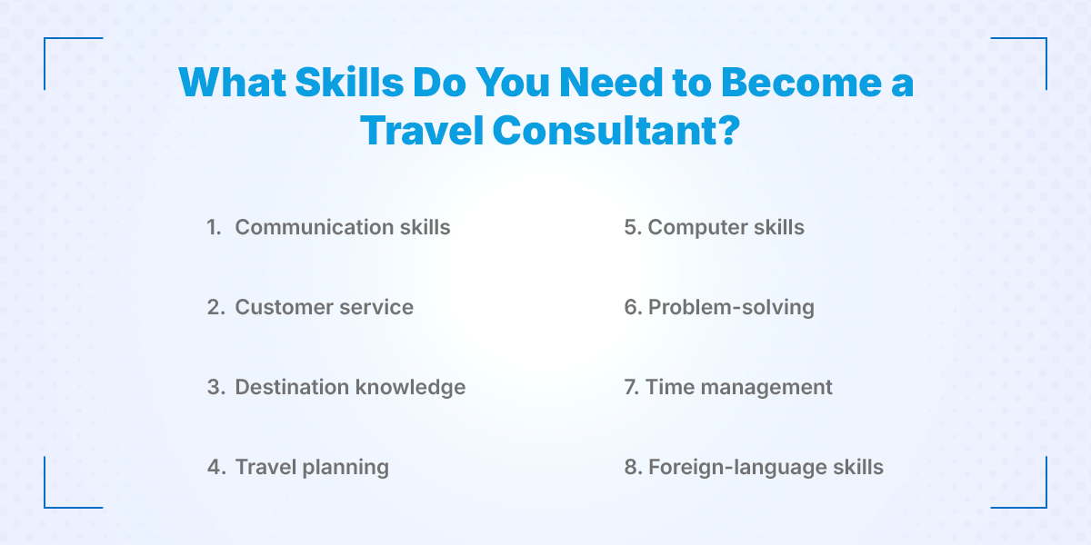 What Skills Do You Need to Become a Travel Consultant?