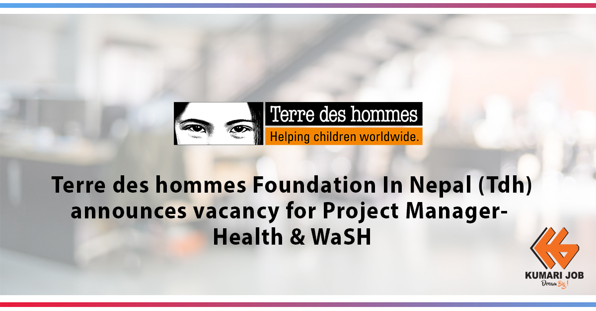 Terre des hommes Foundation (Tdh)